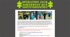 Desktop Screenshot of operationjacknorthwestrun.com